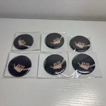 주술회전 사멸회유 애니메이트 페어 후시구로 메구미 캔뱃지 6개 세트