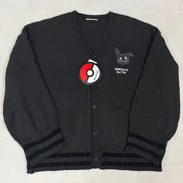 포켓몬 미미큐 긴팔 가디건 니트 돈키호테 한정판 L
