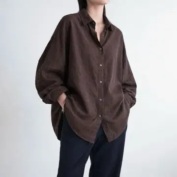 vintage 린넨 셔츠