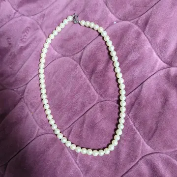 화이트 펄 진주 목걸이