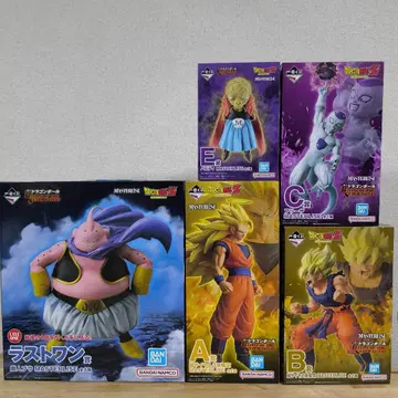 드래곤볼 제일복권 A상 B상 C상 E상 라스트원상 세트 하위상 포함