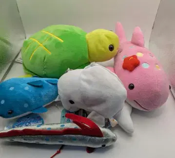 바다 생물 봉제 인형 마린파크 돌고래 거북이