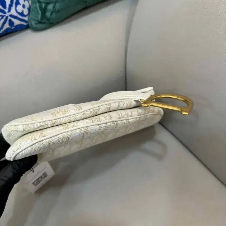 디올 새상품급 오블리크 새들 숄더백 사진 3