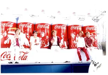 아라시 03년 코카콜라 이벤트 집합 공식 사진 *1장