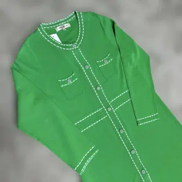 새상품 반값 이하 스티치 롱 가디건