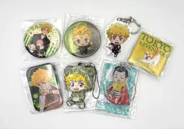 도쿄 리벤저스 하나가키 타케미치 캔뱃지 스트랩 키링 묶음 판매