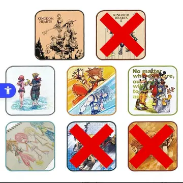 [ 미사용 새상품 ] 킹덤하츠 제일복권 F상 핸드 타월 낱개 판매 가능