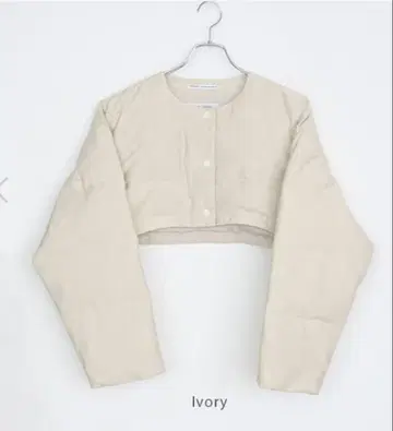 F/CE. (에프씨이) 리사이클 다운 크롭 블루종 볼레로