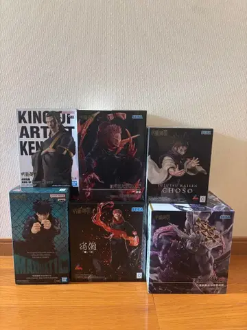 주술회전 프라이스 피규어 6개 묶음 판매