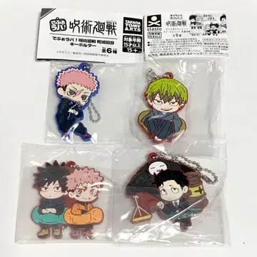 [미개봉 새상품] 주술회전 데포라바! 캐릭터 반쵸코 4점 세트