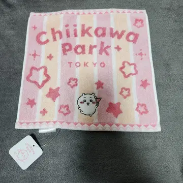 치이카와 파크 치이카와 미니 손수건 타월 핑크