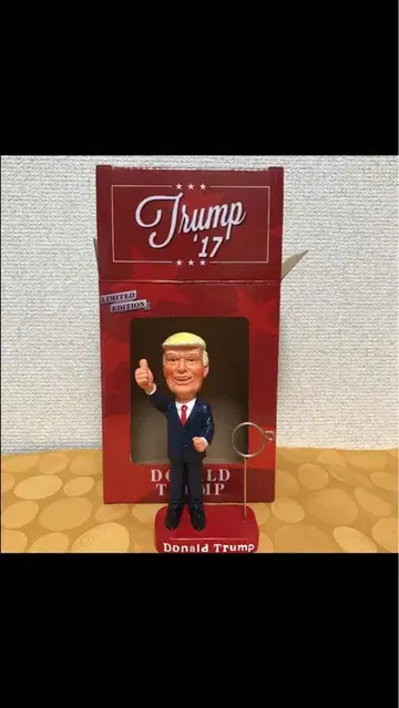도널드 트럼프 대통령 피규어 포토 스탠드 기프트