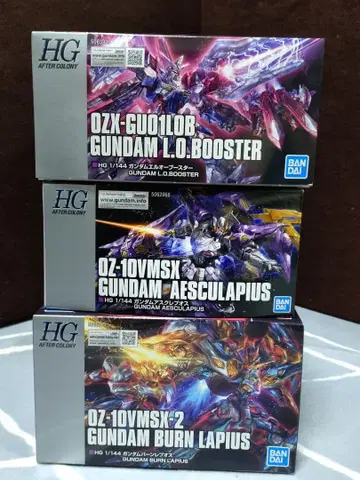 미개봉 미조립 HG 건담 프라모델 묶음 판매 건담 W G-UNIT