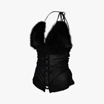 theredthread 퍼리 트라이앵글 훅 탑