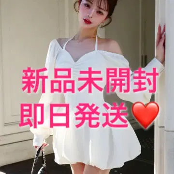 미개봉 새상품 다리치 darich 허리 코르셋 벌룬 미니 원피스 F