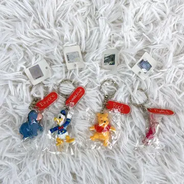 미사용 홍콩 디즈니랜드 곰돌이 푸 캐릭터 키링