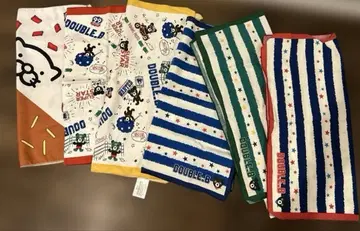 더블비 도시락 냅킨 런치 크로스 타월 6개 + 덤