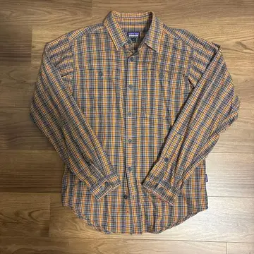 patagonia 오가닉 코튼 체크 셔츠 S