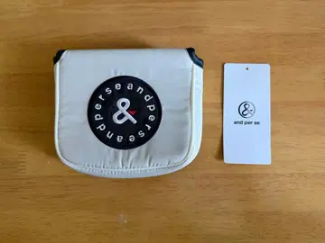 and per se 퍼터용 골프헤드커버 화이트