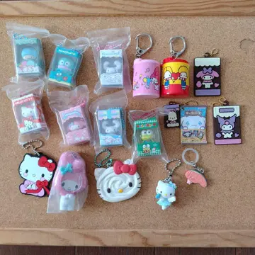 산리오 세트 코인 케이스 키티 개구리