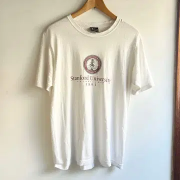 스탠퍼드 대학교 티셔츠 보로 페이드 분위기 계열
