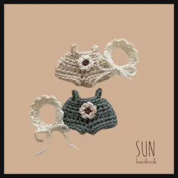 핸드메이드 아기 옷 갈아입기 의류 뜨개질