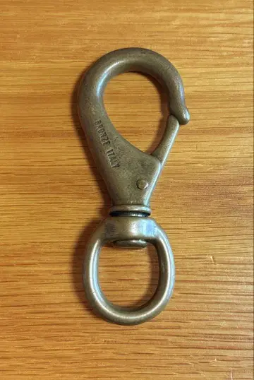 이탈리아제 브론즈 (청동) 카라비너 나스칸 스냅 샤클 빈티지