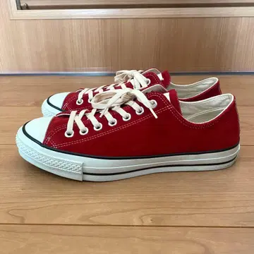 컨버스 올스타 레드 스웨이드 28cm