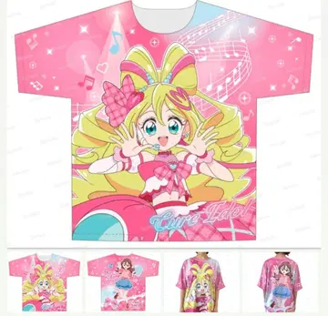 너와 아이돌 프리큐어 풀 그래픽 T셔츠 큐어 아이돌