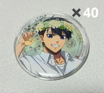 이치세 요이치 블루 록 Flower crown 캔뱃지 40개