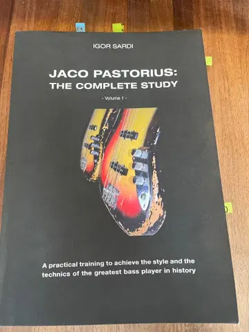 JACO PASTORIUS: THE COMPLETE STUDY Vol.1