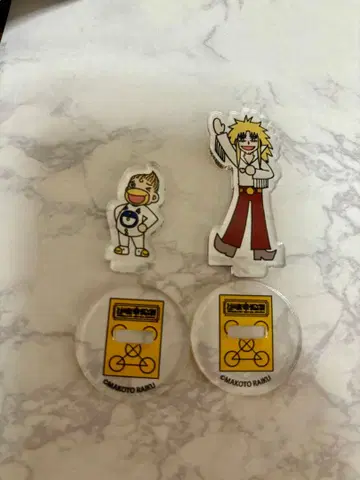 카이라 마코토 원화전 골드 컬러 갓슈 미니 아크릴 스탠드 칸쵸메 포르골레