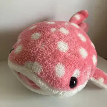 고래상어 봉제 인형 핑크