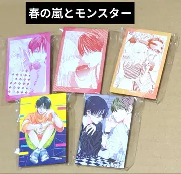 만복 가챠 봄의 폭풍과 몬스터 캔뱃지 5종