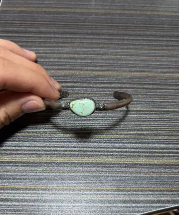 터콰이즈 스톤 실버 뱅글 950 각인