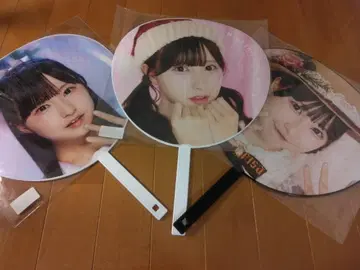 새상품!![타카네노 나데시코] 히가시야마 에리사 빅 부채 3장 세트!!