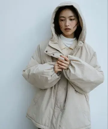 ZOZO andme 오버 사이즈 충전솜 다운 코트