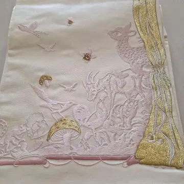 미사용 새상품 츠모리치사토 동물 패턴 오비