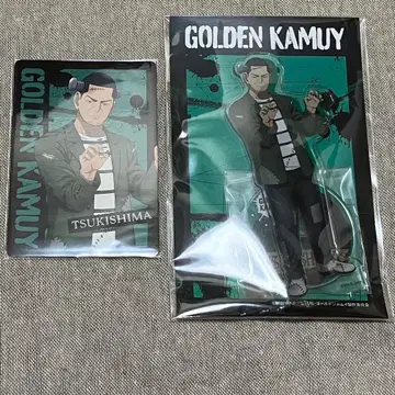 골든 카무이 츠키시마 중사 아크릴 스탠드 포토 카드 할로윈 로손