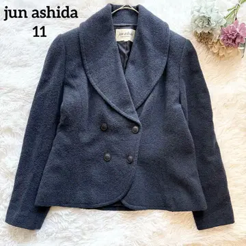 준 아시다 포멀 자켓 오리털 캐시미어 네이비 더블 11L