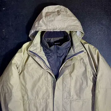 ( Y ) UNIQLO 유니클로 후드 부착 블루종 자켓 레이어드 2세트