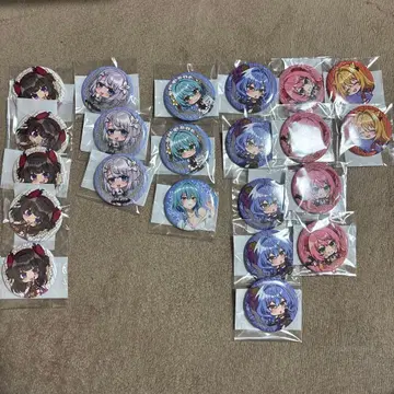 틀어박힌 흡혈 공주의 번민 복권 크리스탈 캔뱃지 묶음 판매