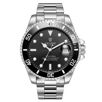 다이버 워치 자동 와인딩 블랙 남성용 42mm 야광 한정 가격