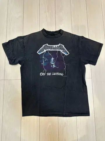 Metallica Ride The Lightning 티셔츠 1994년제