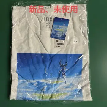 날씨의 아이 T셔츠 유니클로 사이즈 XL 화이트