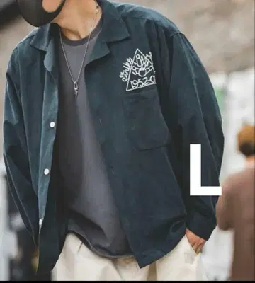 karaku 볼링 셔츠 다크 블루