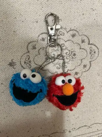 유니버설 스튜디오 재팬 엘모 쿠키 몬스터 키링 키 커버