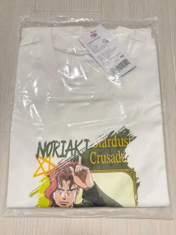 죠죠 3부 중국 상하이 한정판 T셔츠 카쿄인 노리아키 M사이즈