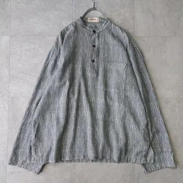 80s 90s 파비디아 인도면 풀오버 셔츠 40 박스형