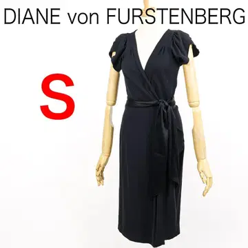 H6958-170 다이앤 폰 파스텐버그 울 혼방 랩 원피스